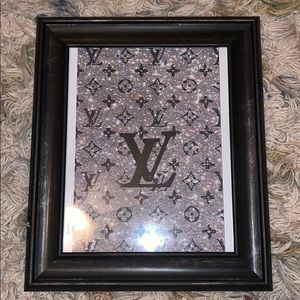 glitter wall picture